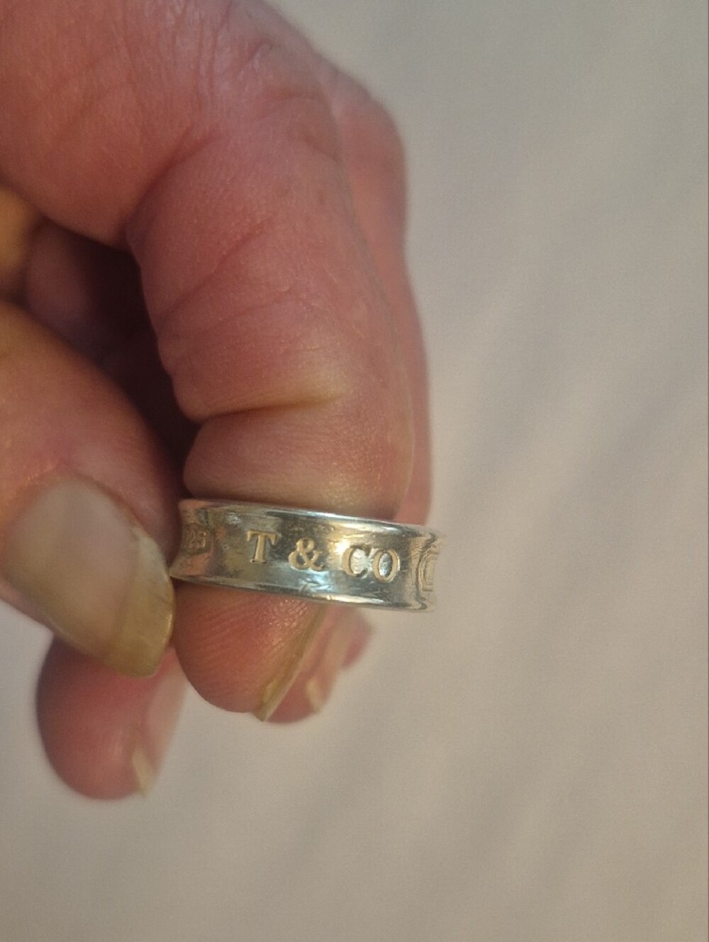 Tiffany&CO Sterling SilverBand - Classic Silver Ring... - Picture 3 of 11